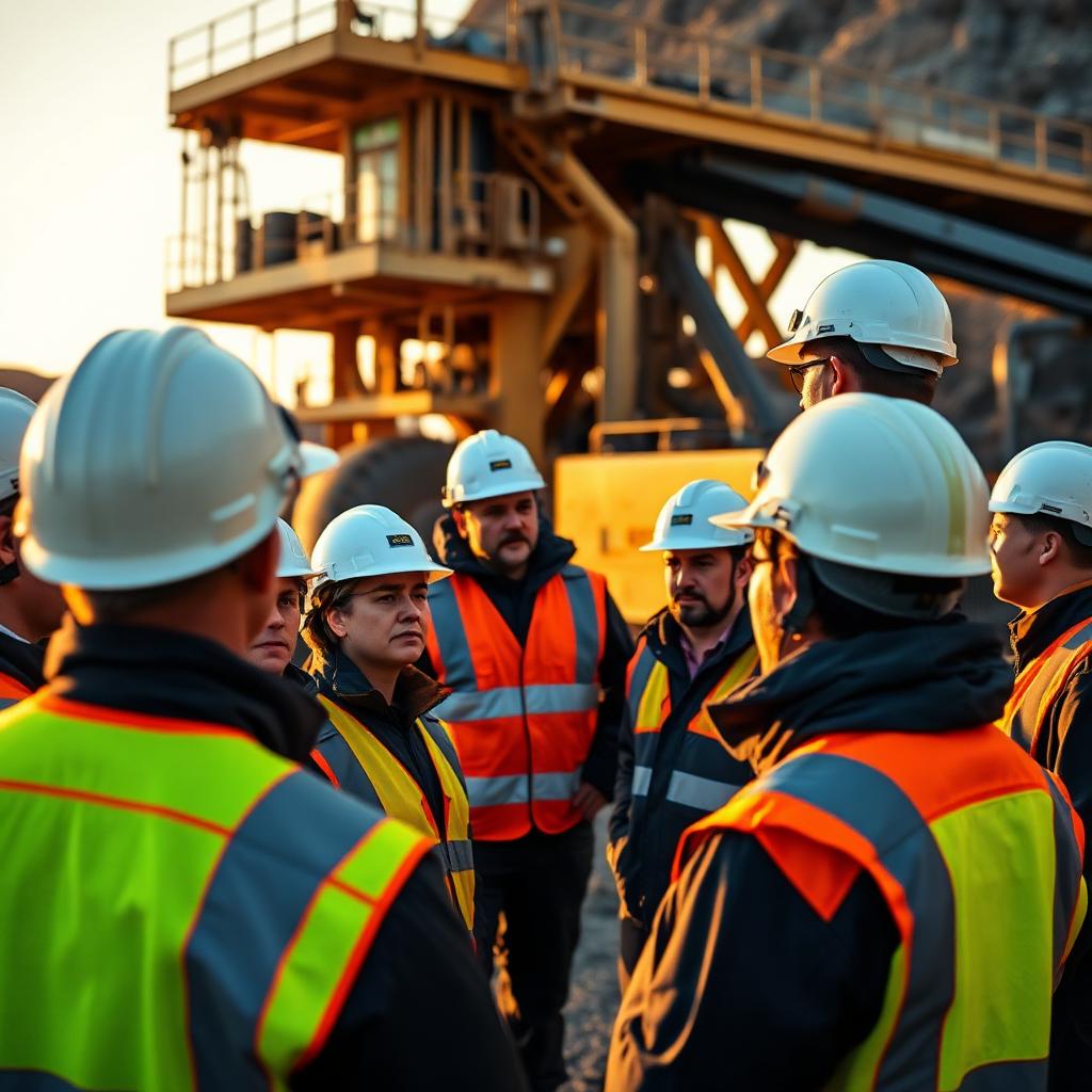 Capacitación OTEC JCM en faena minera